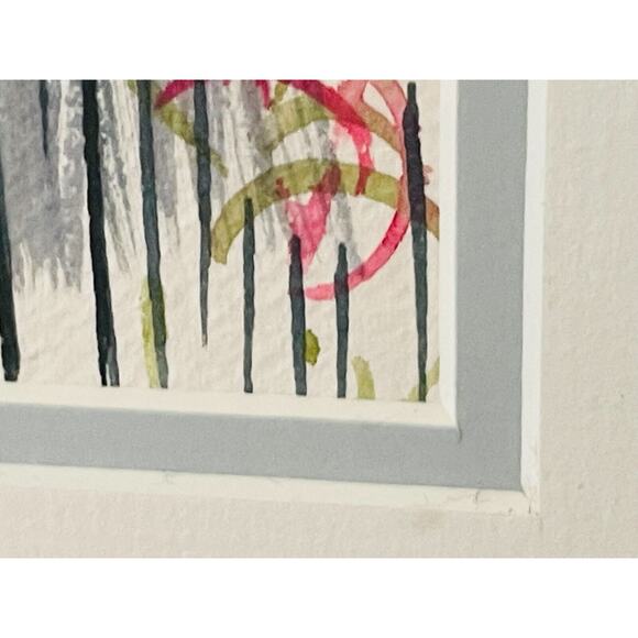 JEAN ANDREW 'SCONSET NANTUCKET Large Framed Watercolor Painting- 30 x 24" - Picture 8 of 16